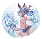 Summer Ferry Illustration from Granblue Fantasy