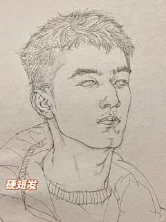 衚衕學采集到线描局部头手脚五官装饰服饰