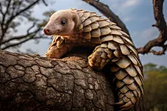 保护野生动物特化物种穿山甲