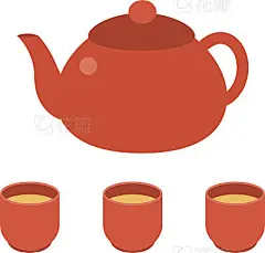 Vector tea pot icon