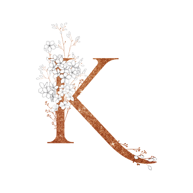 唯美婚礼素描字母花卉植物海报请柬装饰免抠...