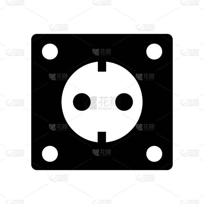 Socket图标矢量图标。简单元素说明。套接字标志设计。可用于网络和手机。