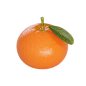 橘子 @到位啦UI素材 80款水果食品厨具3D图标模型