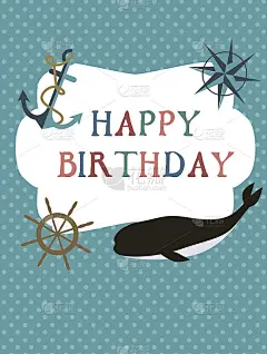 海生日贺卡