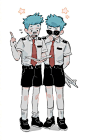 Artist:Teal&如月憂
Twi:BadTurquoise&kisaragiyuu
#动物之森拟人化# ​​​​