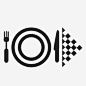 餐具餐巾刀图标_88ICON https://88icon.com 餐具 餐巾 刀 厨房 叉子 厨师