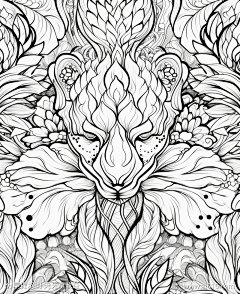 老虎_提示词查看_Midjourneyai绘图工具关键词描述词咒语_992X1216像素-唯美,老虎,动物,线稿,手绘,绘画,填色本,写实,卡通-提示词编号:2023060711512138-绘ai-www.ai016.com