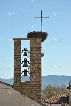 鹳在钟楼筑巢_5167593675_5791161278