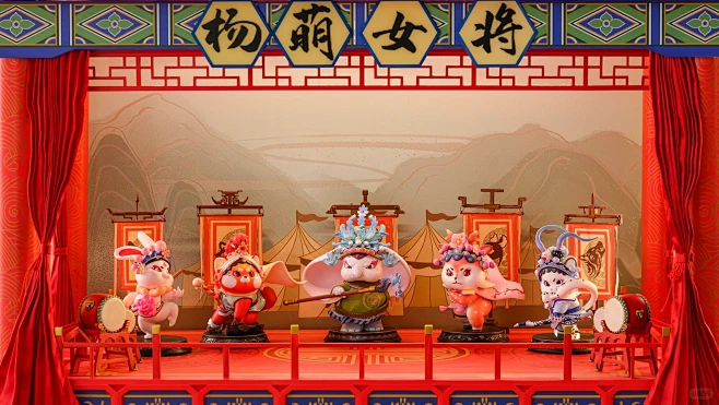 锵锵锵！小动物们在京剧舞台集合啦！！！