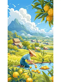 果农水果特产插画_1_神奇动物在这里_来自小红书网页版