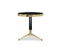 DOLLY | COFFEE TABLE : Inspired in the fundamentals of midcentury modern design, Dolly Coffe Table is the perfect touch for a stylish Parisiense lounge bar. With a beautiful marble top and base, and a golden eye-catching support, Dolly Coffee Table is the