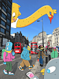 cartoon Character design  Drawing  ILLUSTRATION  London mixed media