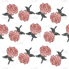 玫瑰,小的,叶子,式样,可爱的,华丽的,纺织品,浪漫,壁纸,花