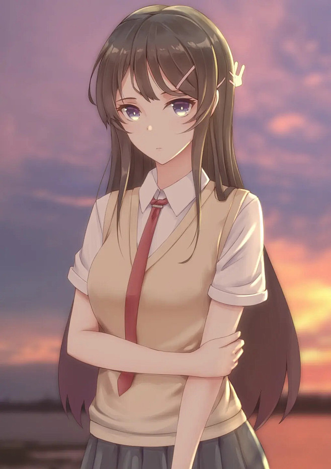 麻衣学姐同人壁纸