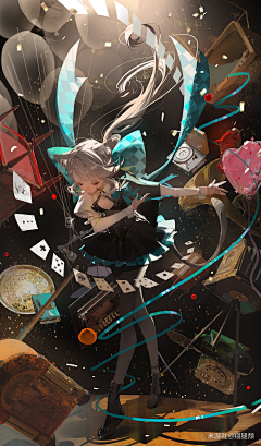 某人柚采集到原神插画集