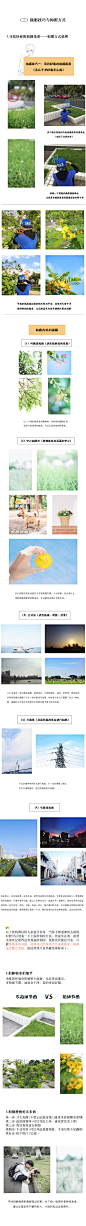 ♪( ´▽｀) 如何拍出清新好看的照片？
—— 九张图带你全面认识摄影 

 Contents：
◽️p1-p2 关于相机的一些基本知识
◽️p3 摄影的意义——在生活中发现美
◽️p4 拍照角度、拍照技巧、构图方式...展开全文c