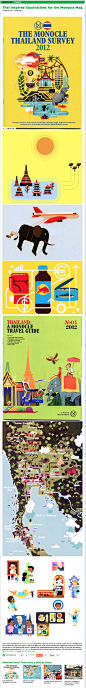 Thai inspired illustrations for the Monocle Mag | Art and design inspiration from around the world - CreativeRootsArt and design inspiration from around the world – CreativeRoots