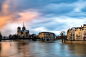 巴黎塞纳河 
River Seine flood in Paris by David Duchens on 500px