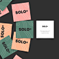 Business card with distorted lines Free Vector