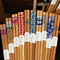 H339 zakka筷子 日式彩绘和风印花筷 天然环保简约筷 家居杂货