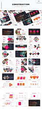 建筑案例演示Keynote幻灯片模板 Contruction - Keynote Template