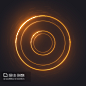 在运动中发光的圆环,Glowing rings in motion, luminous neon swirling on dark. Light circles of different sizes with bright shining areas. Magic energy portal. Digital elements. 3d rendering - 图虫创意-全球领先正版素材库-Adobe Stock中国独家合作伙伴