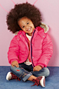 英国直邮NEXT童装正品代购2013秋冬新款女童带帽棉衣婴儿衣服外套
