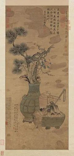 文人墨笔下的年味——历代岁朝清供图21幅