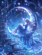 Midjourney｜绝美画风·寻觅月亮上的公主 - 小红书