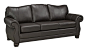 Jettie Italian Genuine Leather Sofa