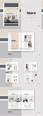 Portfolio - Inara - Stand out from the competition, with this new portfolio template from the ‘Inara’ range. A complete 24-page document, created by an experienced designer, with all the sections you need to impress future clients. Designed with the creat