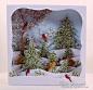 Candy Box Winter Scene Diorama: 