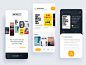 叮！移动端新闻资讯类页面灵感~
优设每日灵感超话

采集自dribbble ​​​​