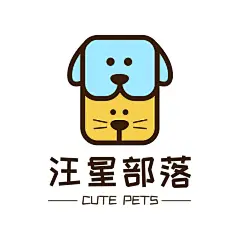 宠物行业线条拟物LOGO