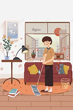 51劳动节手绘人物窗花 平面电商 创意素材