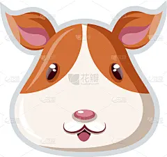 粉色,彩色图片,猪,头发,可爱的,图像,矢量,小猪,猪肉,微笑