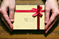 盒子,礼物,背景,一把,贺卡,水平画幅,符号,生日,花卉花环