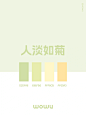 配色灵感｜人淡如菊