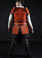  Leather lamellar armor :  Leather lamellar armor - LMA-02 (). The price indicated shows the hand work cost for linking.