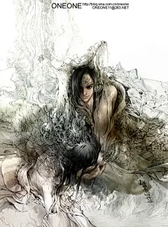 王浣 oneone 概念插画欣赏 概念插画 手绘 传奇插画 中国风 CG 