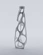 Peroni's new beer bottle design abstracted into 3D-printed shapes.
