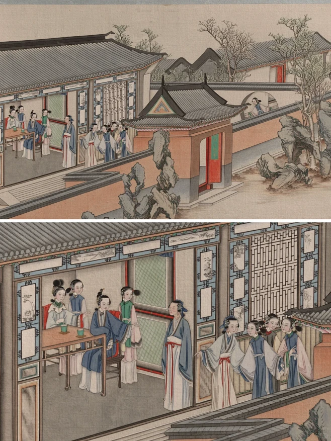 每日一画273｜孙温绘红楼梦4｜熙凤协理...