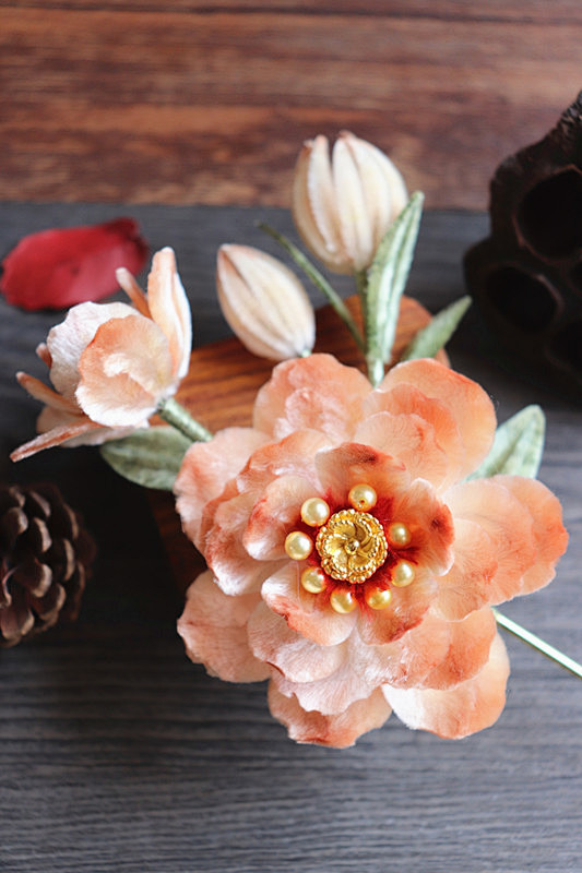 非物质文化遗产绒花唐朝贡品纯手工艺术品珍藏品支持定制淘宝网