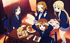 CG游戏资料 轻音少女 人物壁纸场景设定集原画集