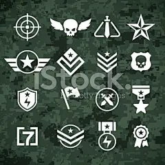 Military Symbols and Camoflage Pattern royalty-free stock vector art Badge Design, Icon Design, Logo Design, Logo Sketch, Animal Body Parts, Military Art, Free Illustrations, Free Vector Art, Art Logo