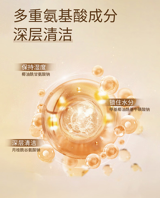 懿庭多肽氨基酸洗面奶控油面部温和清洁男女...