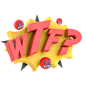 WTF 3D Illustration