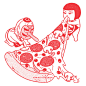 P is for Pizza 1 : personal work / 2012