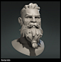 Man sculpt, Kostya Inde : My practice in sculpting head and hair