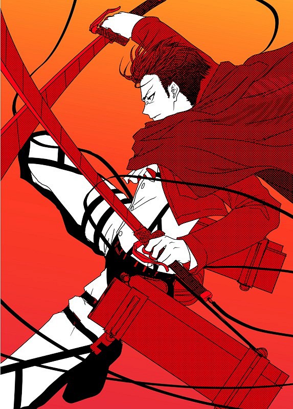 美图进击的巨人利威尔兵长背负全人类希望的最强士兵自由之翼进击的